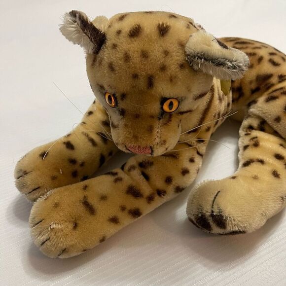 Vintage Steiff Mohair 13.5" Ocelot OZELOT - Picture 1 of 11